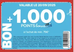 1000 points supplémentaires ! 